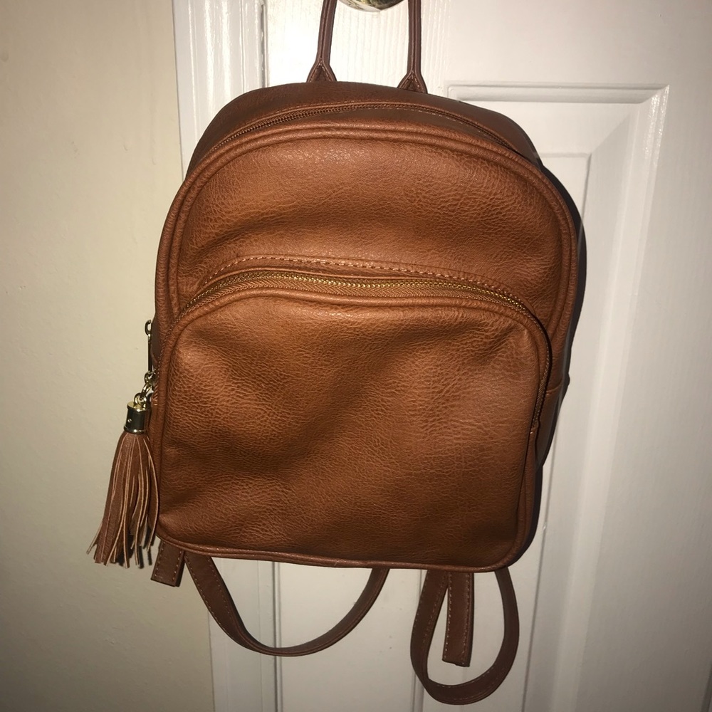 Tan Mini backpack